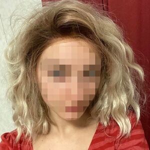 blonde+brown balayage synthetic short wavy lace front realistic wig